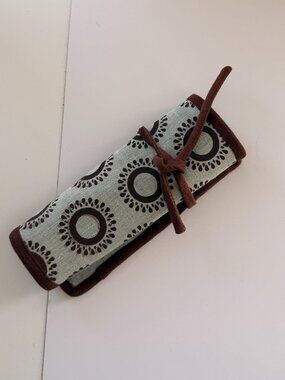 Nepalese Handwoven Silk Screened Pencil Case